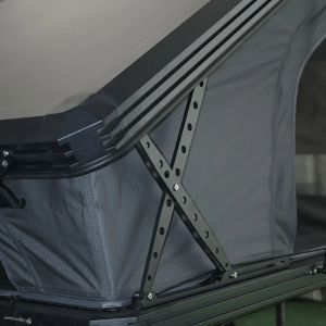 Vehicle Camping Aluminum Shell Roof Tent With Hydraulic Lever Assisted Labor