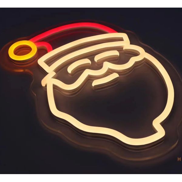 Festival Led Light Rgb Decoration Customizedizable Text Santa Christmas Lights
