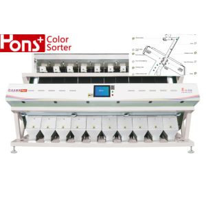 FPGA Quinoa / Grain CCD Color Sorting Machine 6.0T/H