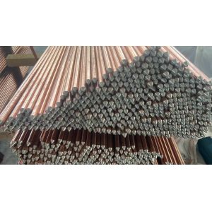 China Electroplating Process Copper-clad Earth Rods 1.5m IP68 Protection Level For Grounding Grid on sale