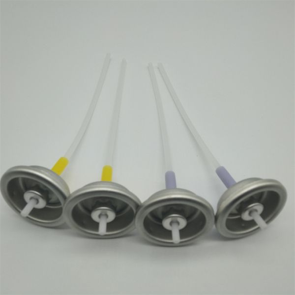 Accurate Dispensing One Inch Plastic Stem Metered Aerosol Valve For Cosmetics