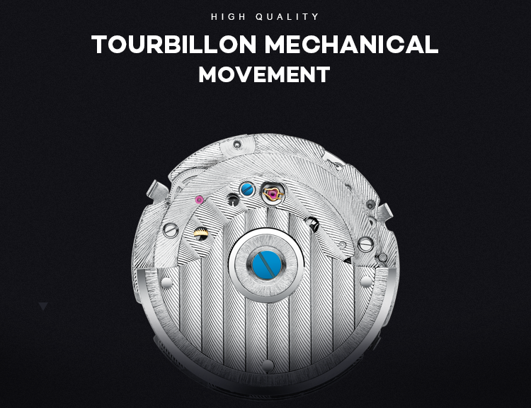 KINYUED J022-4 Minimalist Black Dial Leather Strap Watches Complete Calendar Automatic Mechanical Waterproof Watch Montr