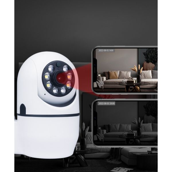 Mini CCTV Wireless IP Camera , Surveillance Indoor Dome Camera With Plug