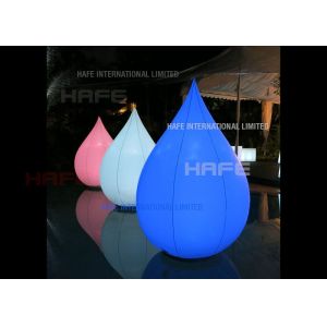 Aero Lotus Inflatable Lighting Decoration LED 100W 50CM Base For Social Corporate Event