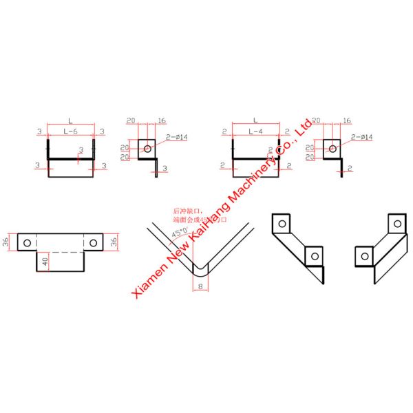 Thickness 4.0mm Steel Angle Profile Purlin Roll Forming Machine
