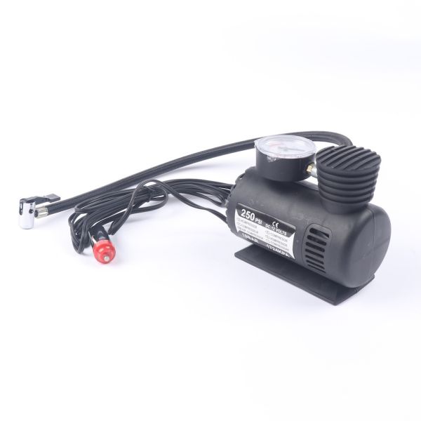 Quality 16 liters a minute Mini Pump Car Air Compressor 50CM Air Hose with Quick Release Chuck wholesale