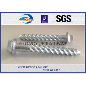 ASTM Standard Hot-Dip Galvanized Spiral Spikes,screw spikes, dog spikes