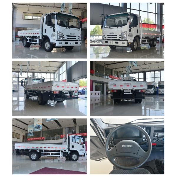 Japanese Isuzu KV100 Eu 6 Engine 120hp Light Cargo Fence Truck With 2 Tons 3 Ton Loading Lorry Truck