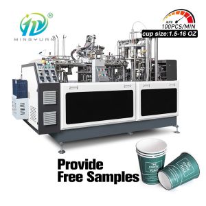 China High Speed 6oz Coffee Fully Automatic Paper Cup Making Machine on sale