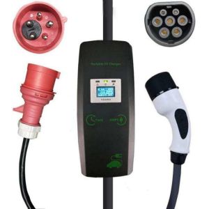 Model 2 Portable EV Charger Type2 16A/3 Phase 11KW Europe Standard