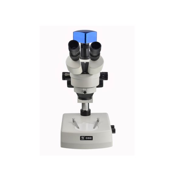 Lab Stereo Optical Microscope Trinocular Stereo Zoom Microscope With Digital