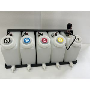 Water Based Ink 1000ML Bulk Waterproof CMYK White Printing Eco-friendly Sunproof