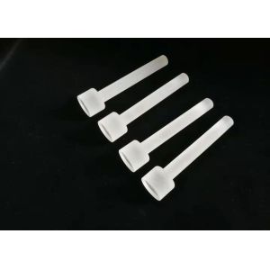 Personalized Fused Quartz Rod Transparent / Translucent Silica Mace