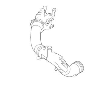 LR121446 Cooling System Cooling Water Pipe T4A41033 For Land Rover Discovery