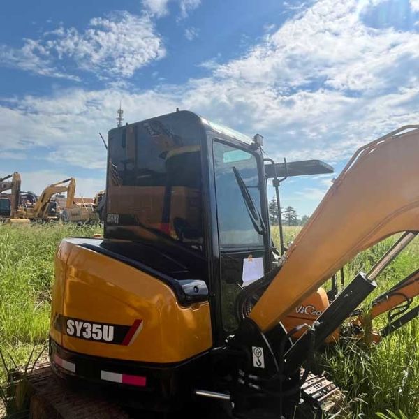 SANY SY35U 0.12m³ Bucket Capacity Used Crawl Excavator Compact Machine
