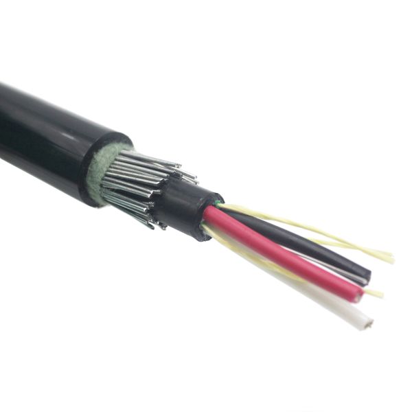 Quality FTTA Hybrid Fiber Optic Cable with Copper Wire Power Photoelectric Composite Cables and Steel Tape/Aluiminum Tape Armor Layer wholesale