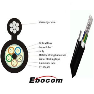Fig8 GYTC8S Optical Cab Self-Support 12 36 48 96 core Optical Cable with Quality