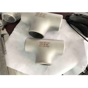 Round Shape Alloy Steel Pipe Fittings Forged 1/4" STD Tee For Tooling And