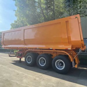 SHACMAN CIMC 3 Axle Tipper Semi Trailer with 70T Max Payload 16T Axle and 28T