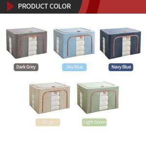 Fabric Thickened Folding Cloth Storage Boxes Odorless Weight 550g Space Saving