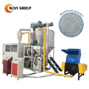 Separate PE PVC Aluminum Plastic Capsule Board Scrap Recycling Machine with PLC