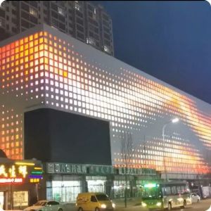 Indoor P100 Flexible LED Mesh Screen Display LED Dot Light Transparent