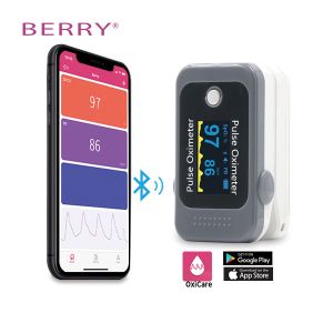 Digital Blood Oxygen Saturation Monitor With OLED Display Portable