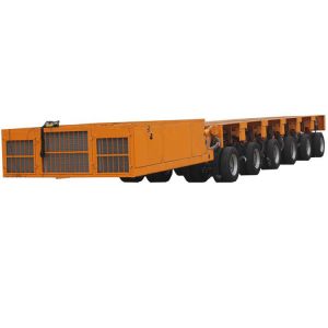 Self-Propelled Modular Transporter SPMT With Advanced Steering System And 48 Ton