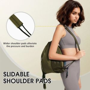 BEEGREEN DRAWSTRING-BACKPACK-GYM-BAG, LARGE SPORTS BAG, STRING BACKPACK CINCH