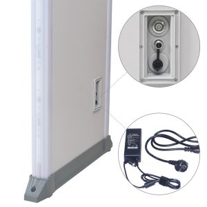 Walk Through Metal Detector Gate High - Decibel Alarm AC90V～240V 0/60Hz 12 Watt