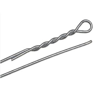 3.0mm Galvanized Single Loop And Double Loop Quick Link bale ties wire