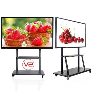 High Resolution Portable Smart Board Interactive Whiteboard IR Touch 100 Inch