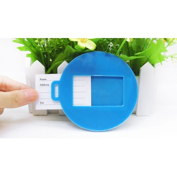 Free samples high quality custom travel accessories pvc luggage tag