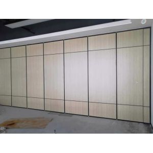 Conference Room Sound Proof Operable Partition Walls With MDF + Aluminum