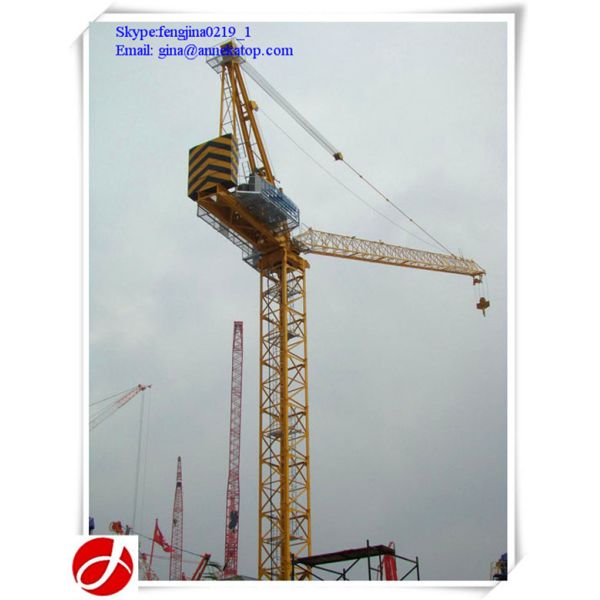 Quality 50m boom length luffing jib tower cranes price wholesale