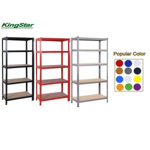 MDF Board Boltless Shelving System Multi Level Free Standing 175 Kg Capacity