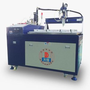 Buy cheap China high quality power supply 2 parts glue dispensing machine from wholesalers