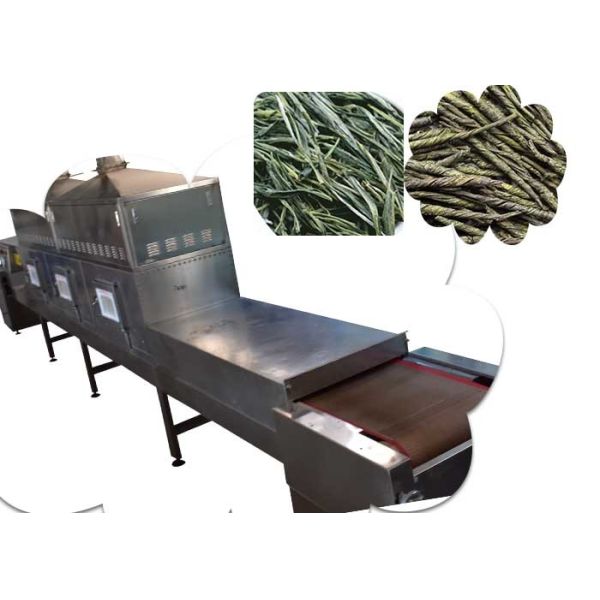 Quality Conveyor Tunnel Flower Dryer Machine , Automatic Microwave Tunnel Oven wholesale