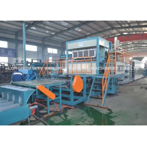 4000pcs/hr Pulp Moulding Egg Tray Machine , Rotary Type Pulp Molding Machine