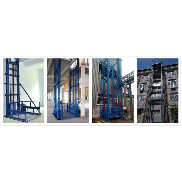 1T Load 4m Height 2.2 kw Motor Power Hydraulic Cargo Lifting Platform with CE