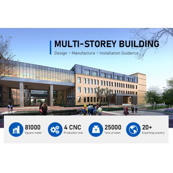 High Rise Steel Structure Building Plans Price Prefabricated Apartment and Warehouse