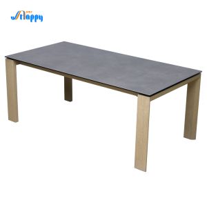900mm Width Ceramic Top Dining Table DT-1009-180 For Restaurants Use