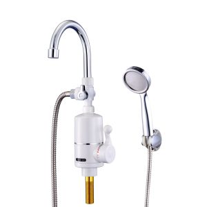 China SS Electric Heating Water 360 Degree Rotating Kitchen Faucet 2000W 3000W on sale