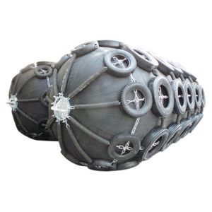 inflatable floating pneumatic rubber fenders With Chain Tire Type 2000x3500mm