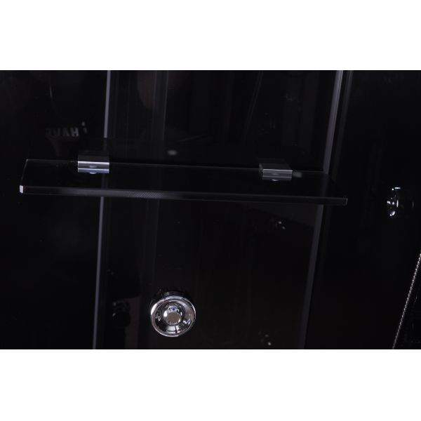 Fashion Massage Corner Shower Stalls , Square Shower Cabin with white acrylic tray and roof 900x900x2150mm