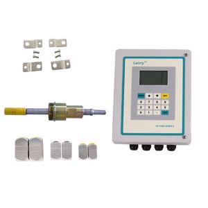 Transit Time Ultrasonic Flow Rate Sensor Clamp On Type Fiberglass Housing