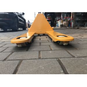 Customized Fork 2 Ton Hand Pallet Truck With Nylon Wheels Corrosion Resistant