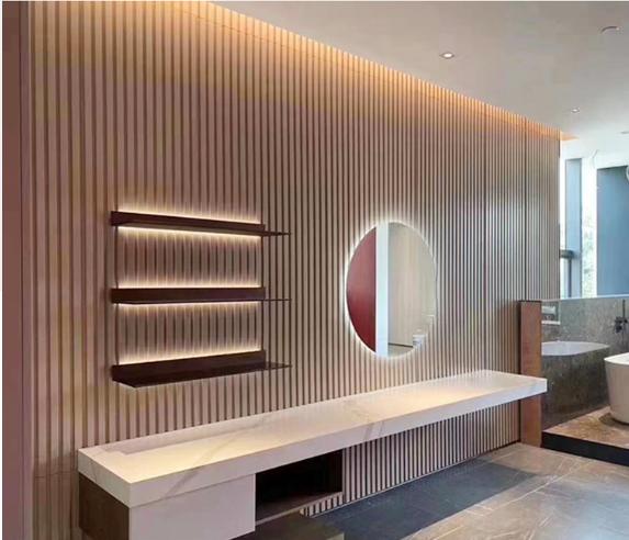 Fair Rate B1 Wpc Wall Panel Interior Customized Hollow Design 3D For Interior Walls