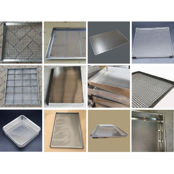 SUS304 Perforated Baking Tray For Drying Vegetables / Fruits / Herbs