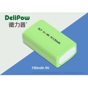 Safety 150mAh 9v Nimh Rechargeable Battery For Multimeter Green Power